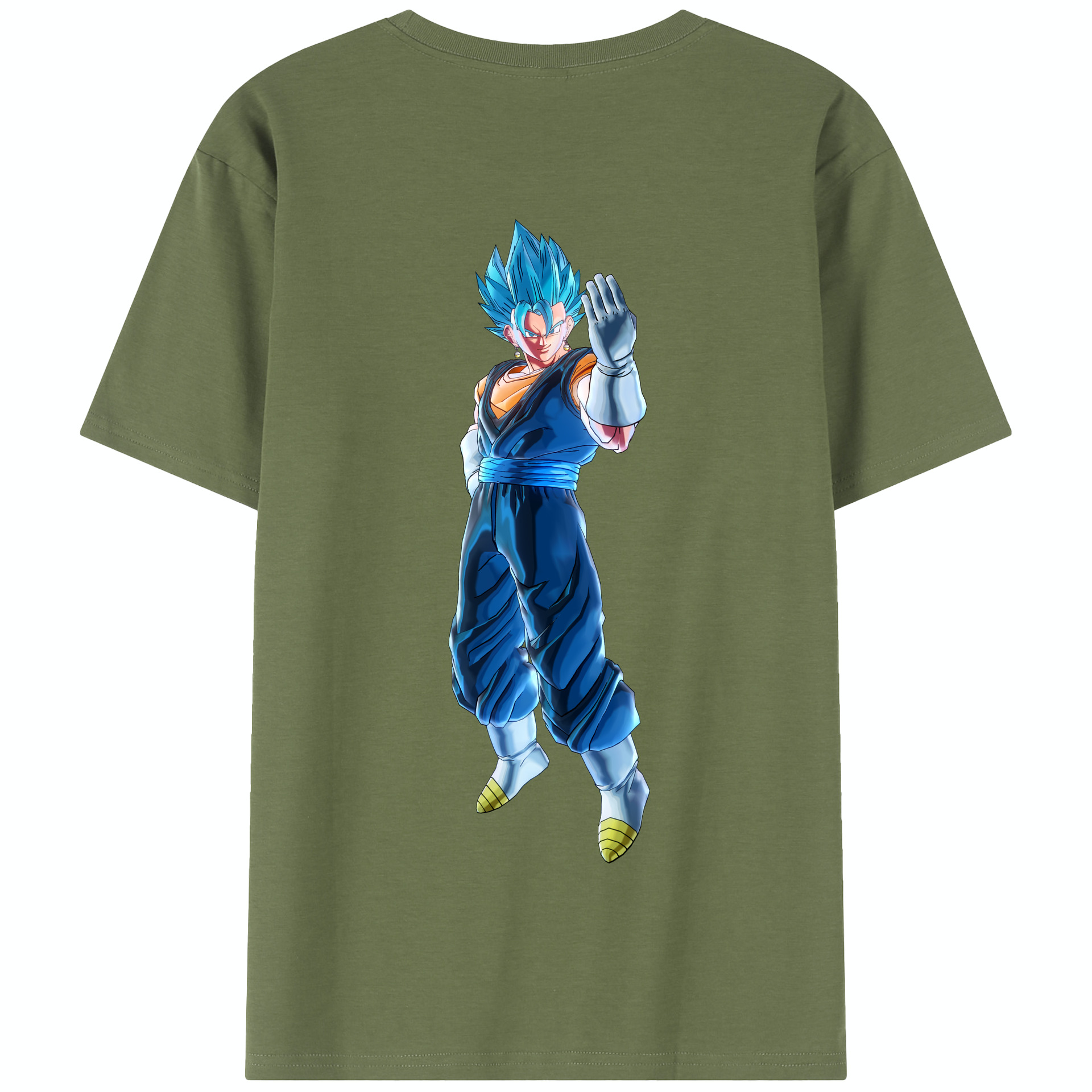 （画像用） ドラゴンボール ベジット DRAGON BALL Vegetto 綿100％半袖Tシャツ（背面プリント）